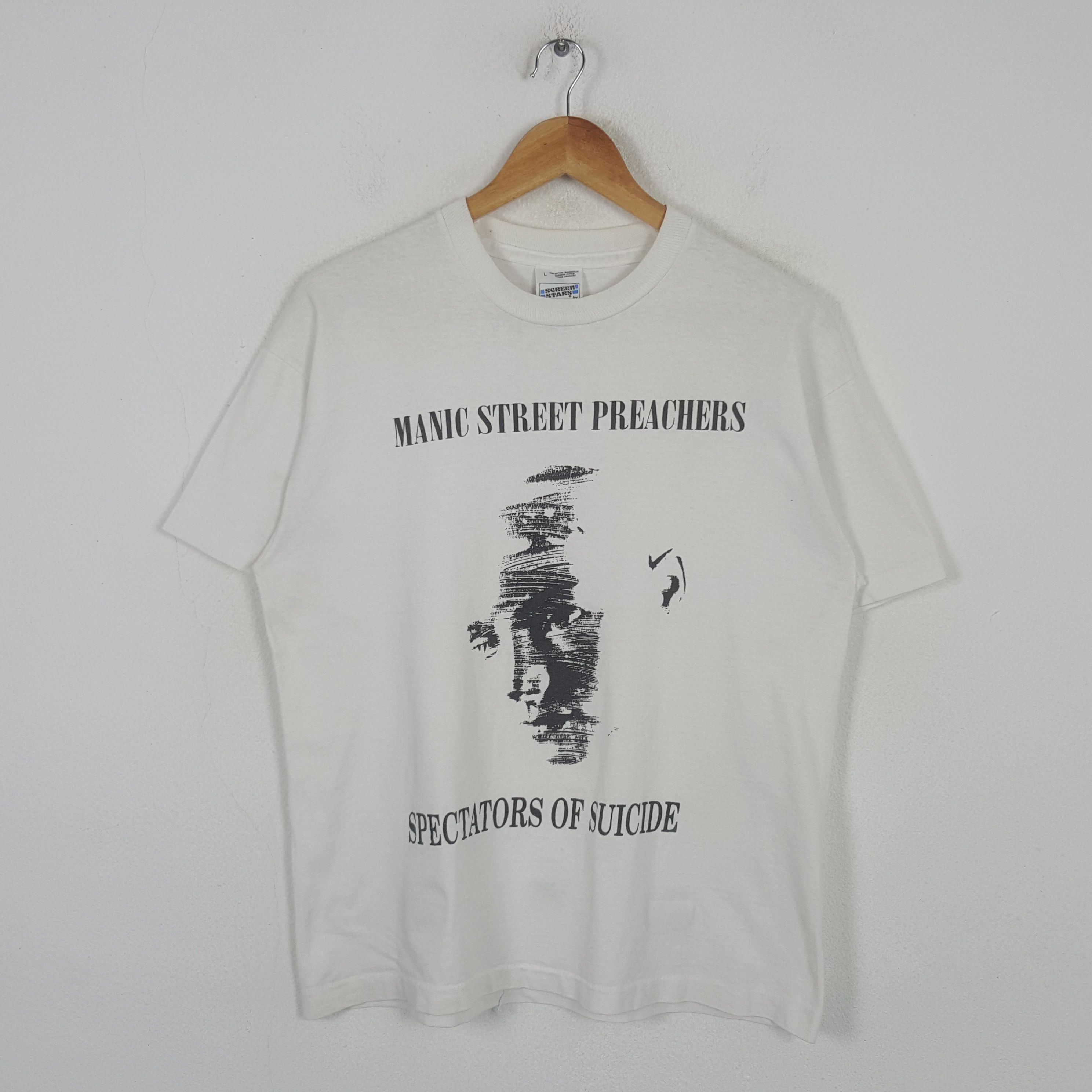 Band Tees Vintage Manic Street Preachers 90's Rock Band Tshirt 32 Size US M / EU 48-50 / 2 - 1 Thumbnail