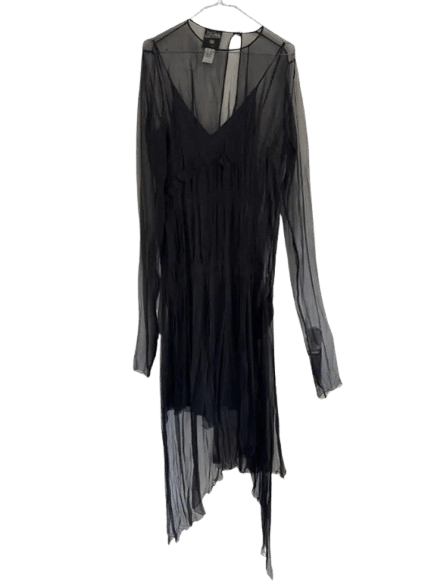 Jean Paul Gaultier Jean Paul Gaultier Mesh Top Dress Skirt Tattoo Jacket EX0113 Size L / US 10 / IT 46 - 1 Thumbnail