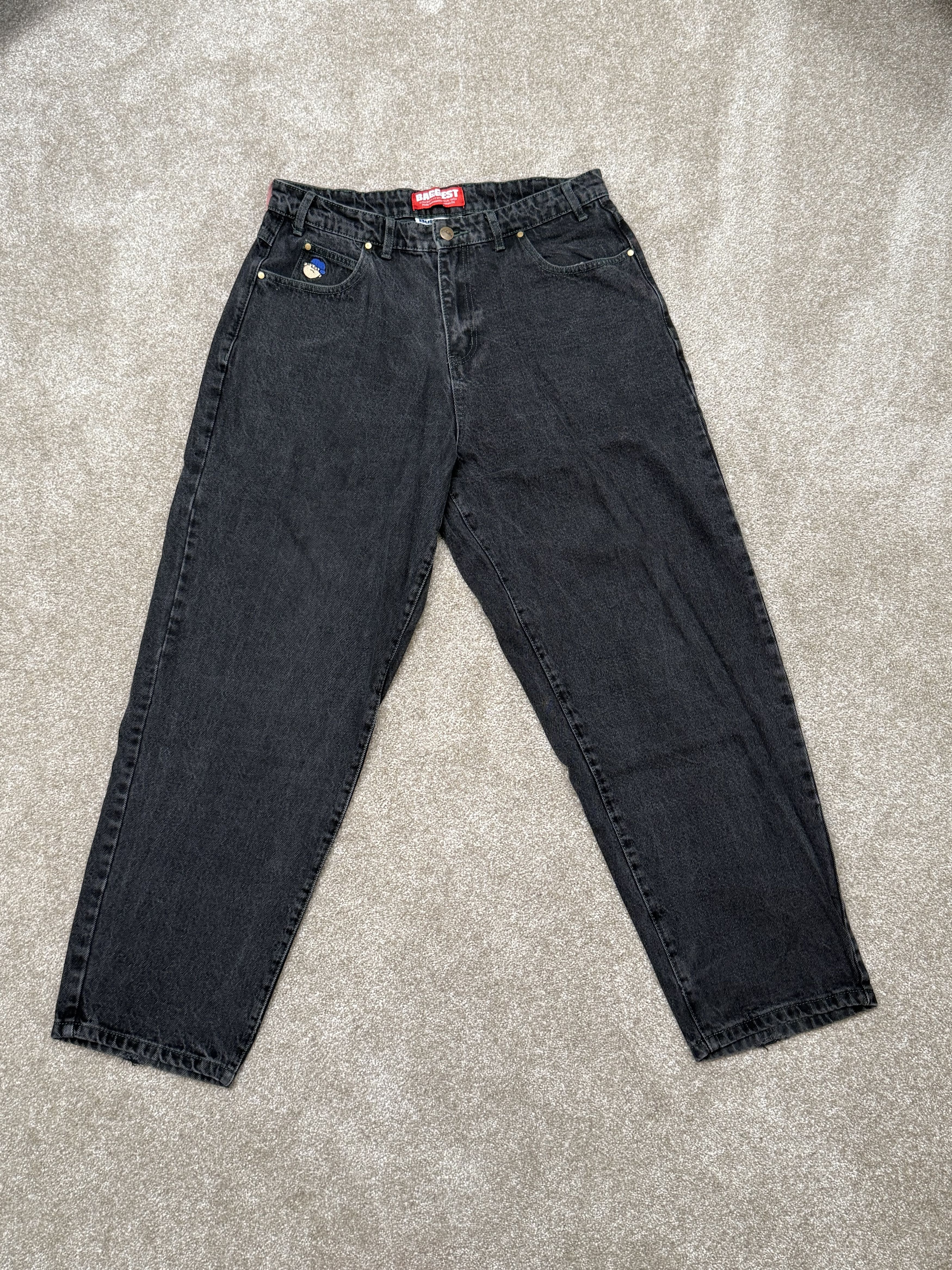Butter Goods Butter Goods Santosuosso Denim Jeans | Washed Black Size US 32 / EU 48 - 1 Thumbnail