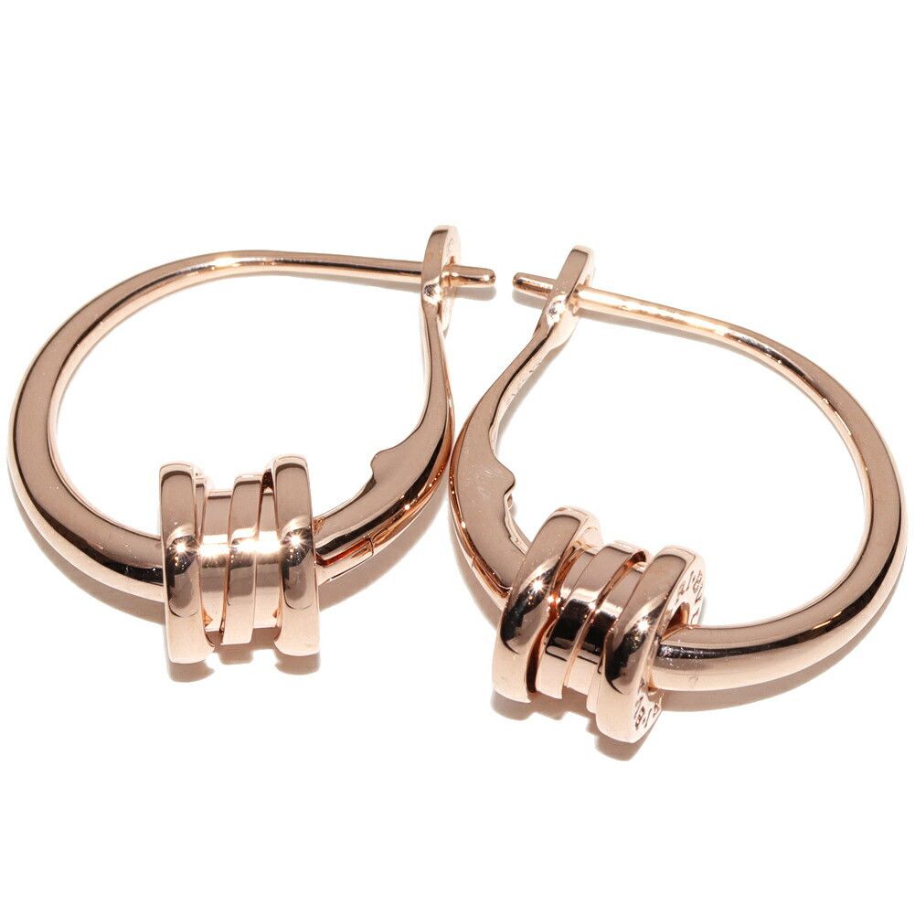 Bvlgari Bvlgari K18PG B.zero1 Earrings 355007 Crocodile skin Earrings 355007