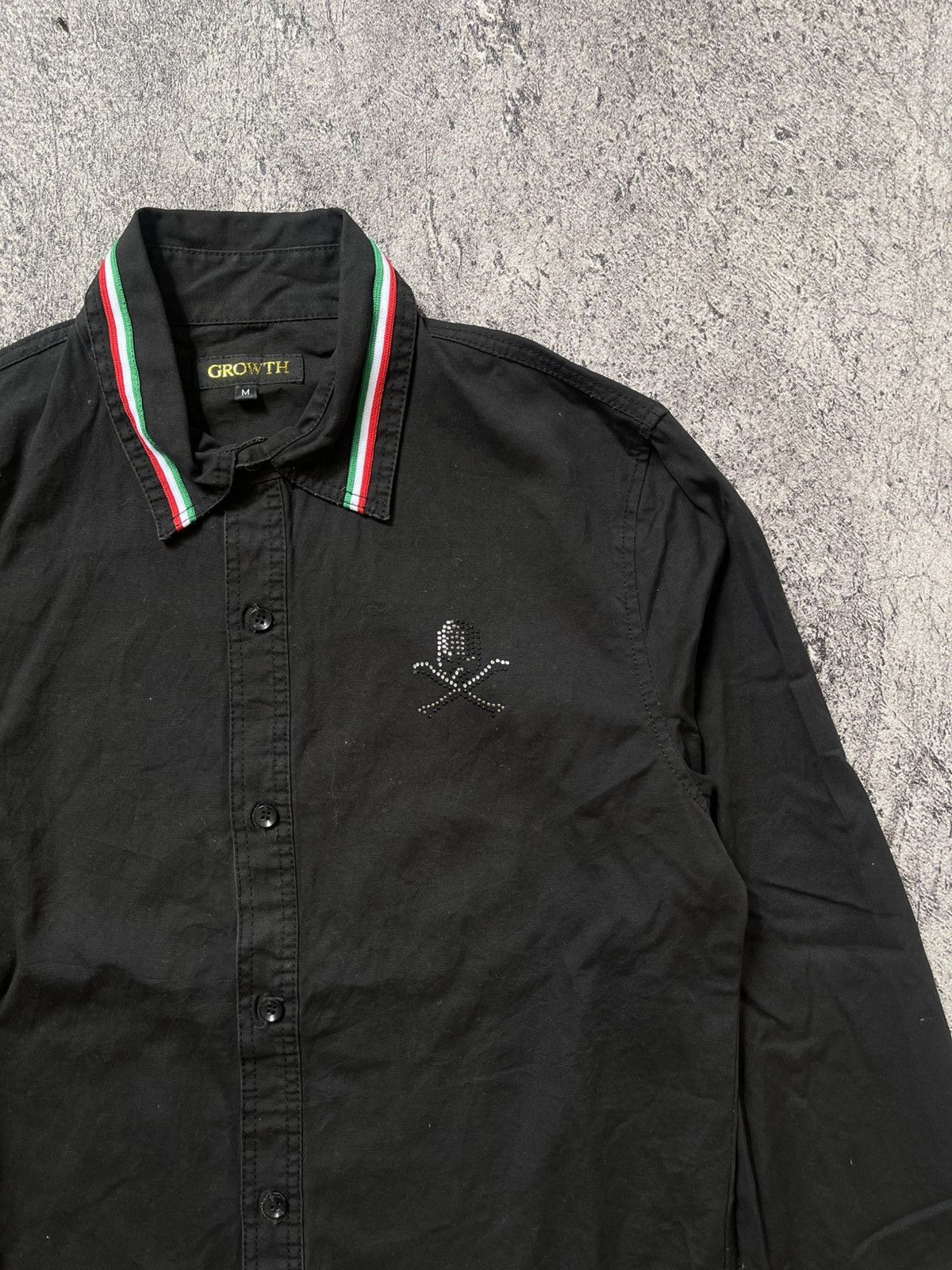 Japanese Brand Y2K Growth Skull ifsixwasnine button shirt Size US M / EU 48-50 / 2 - 3 Thumbnail