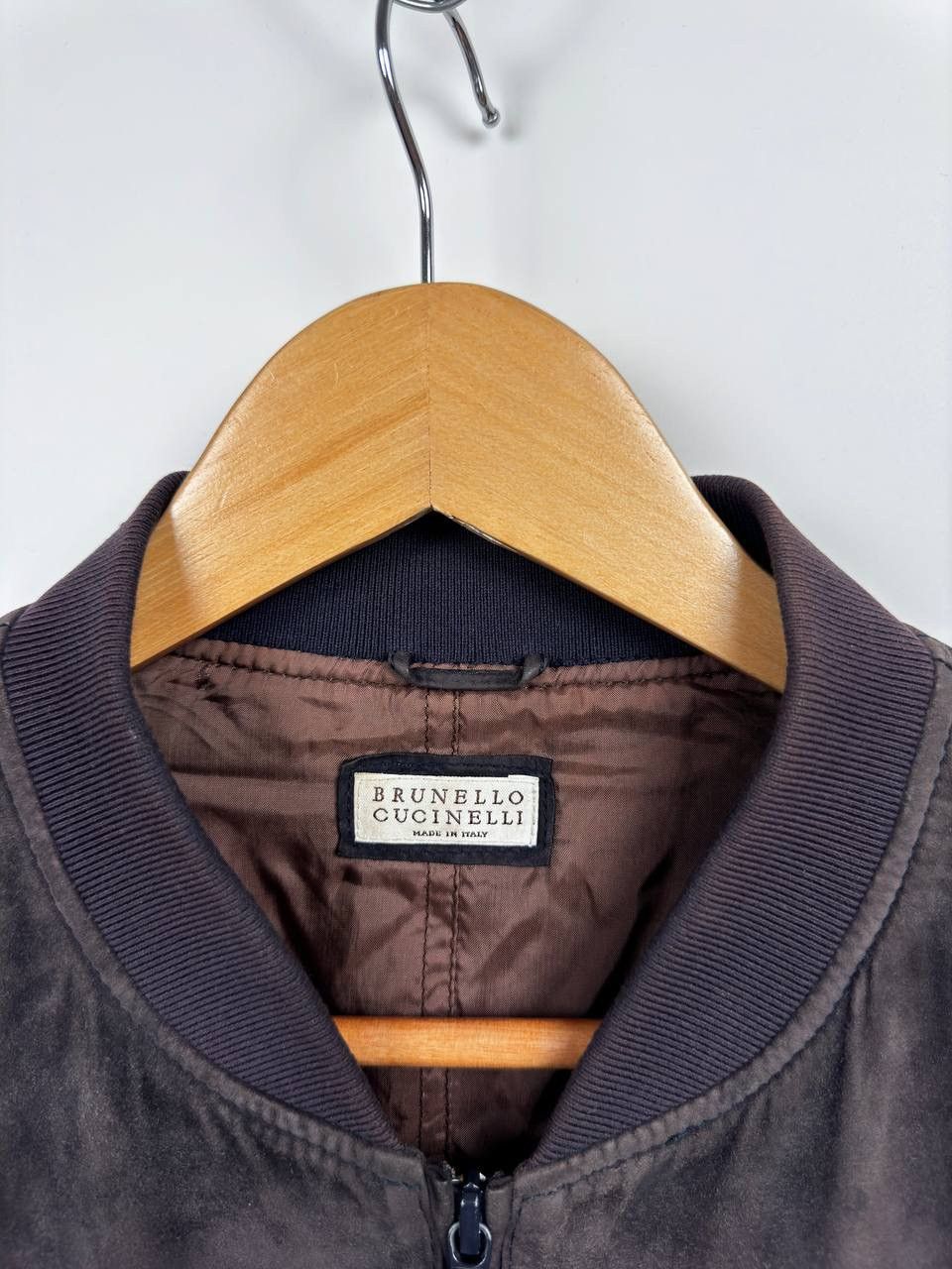 Brunello Cucinelli Brunello Cucinelli Suede Bomber Jacket Size US M / EU 48-50 / 2 - 8 Thumbnail