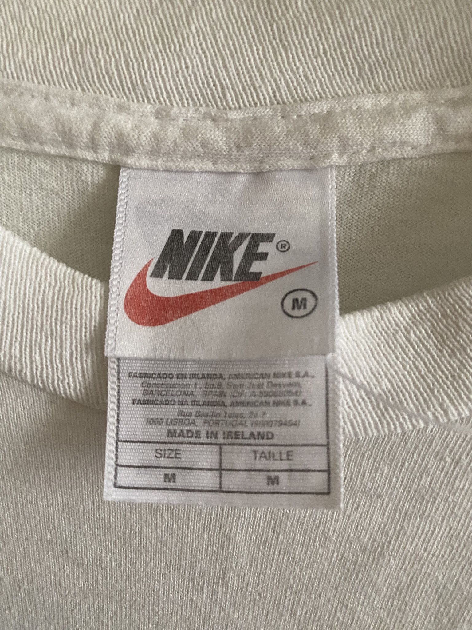 Nike Vintage 1990s Nike - There Is No Finish Line T-Shirt Size US M / EU 48-50 / 2 - 3 Thumbnail