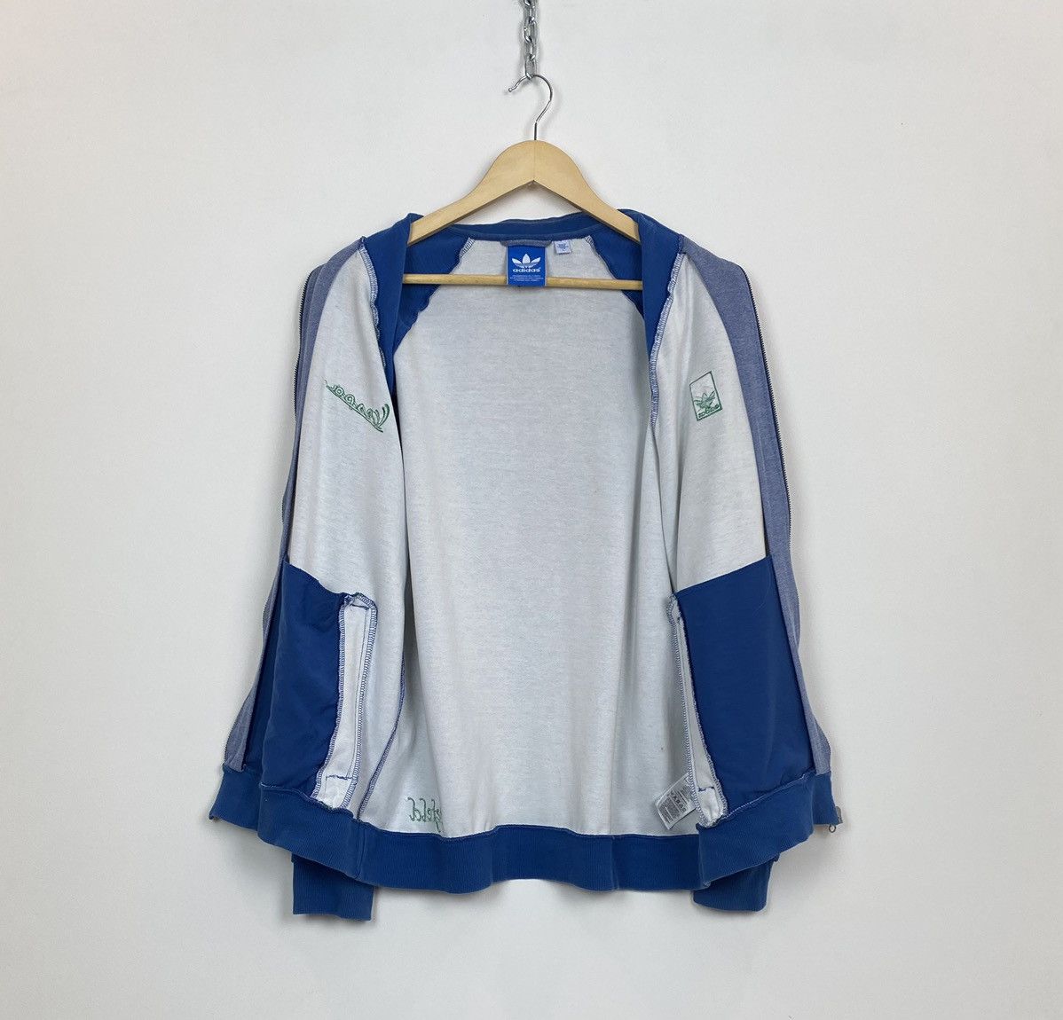 Adidas Adidas Vespa Seefeld Track Jacket Retro Style 00s Blue Top Size US L / EU 52-54 / 3 - 7 Thumbnail