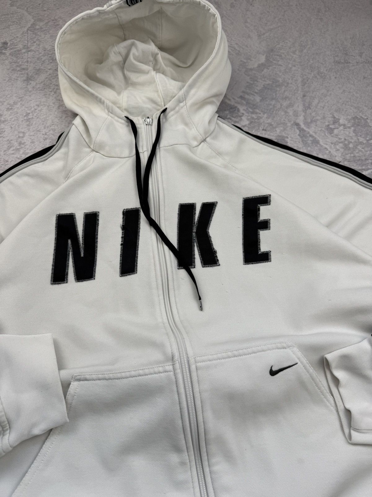 Nike × Vintage NIKE VINTAGE CENTER LOGO OVERSIZE BOXY ZIP HOODIE Size US L / EU 52-54 / 3 - 5 Thumbnail