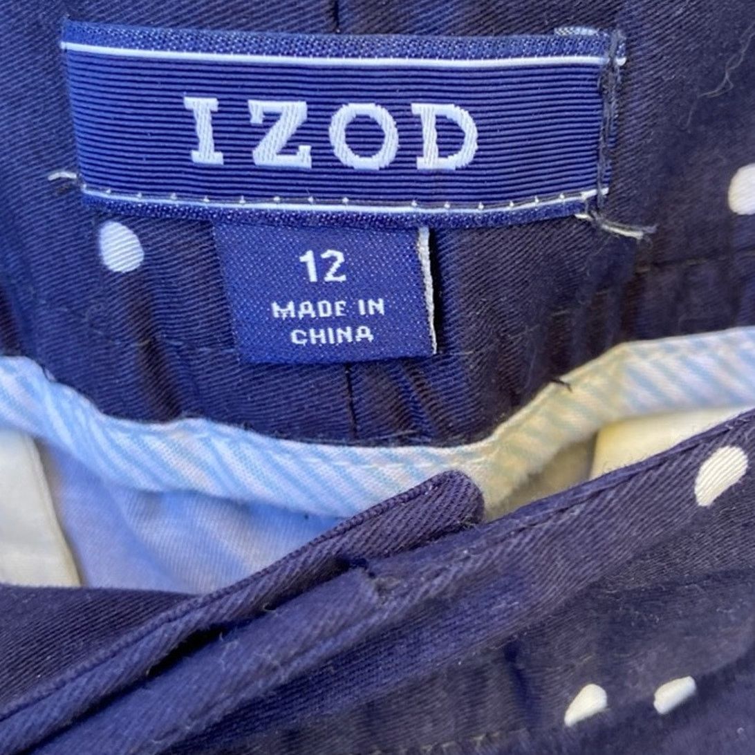 Izod NWT New IZOD Womens Size 12 Polka Dot Bermuda Short Size 34" / US 12 / IT 48 - 3 Thumbnail