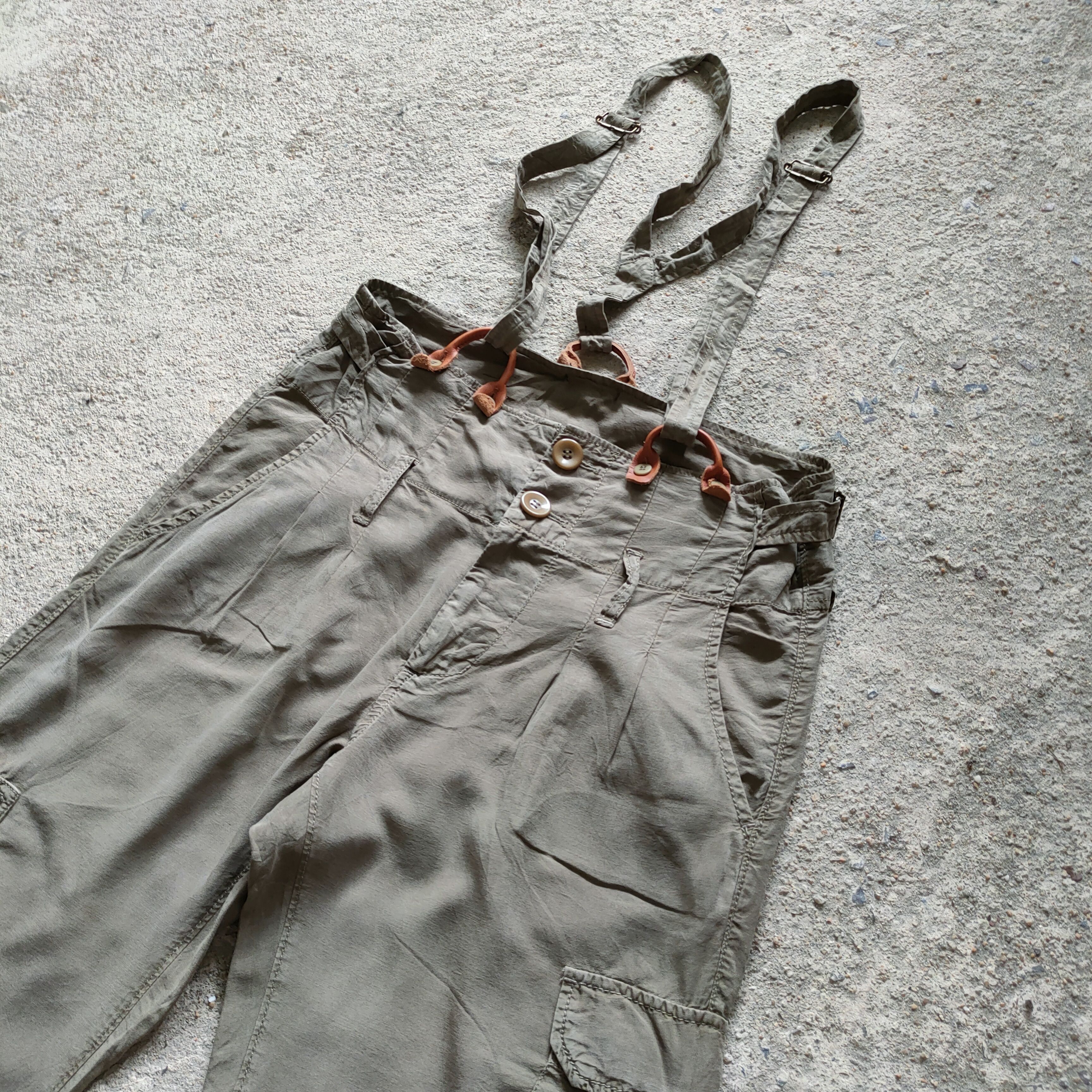 Japanese Brand × Vintage SUPER HAKKA SUSPENDER CARGO PANTS Size US 32 / EU 48 - 4 Thumbnail