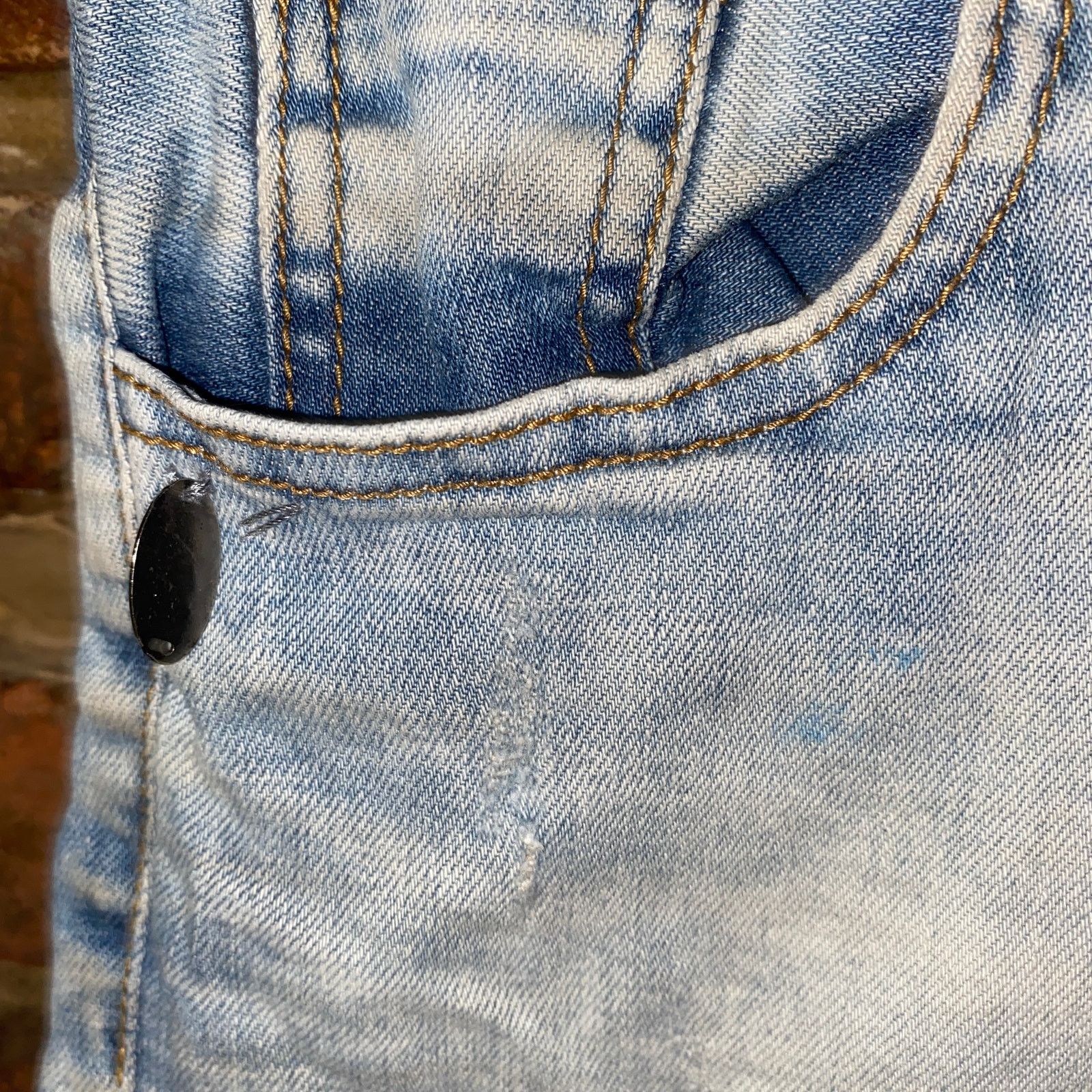 Other Payota Acid Wash Blue Denim Cut-Off Jean Shorts Size 0 Size 25" / US 0 / IT 36 - 4 Thumbnail