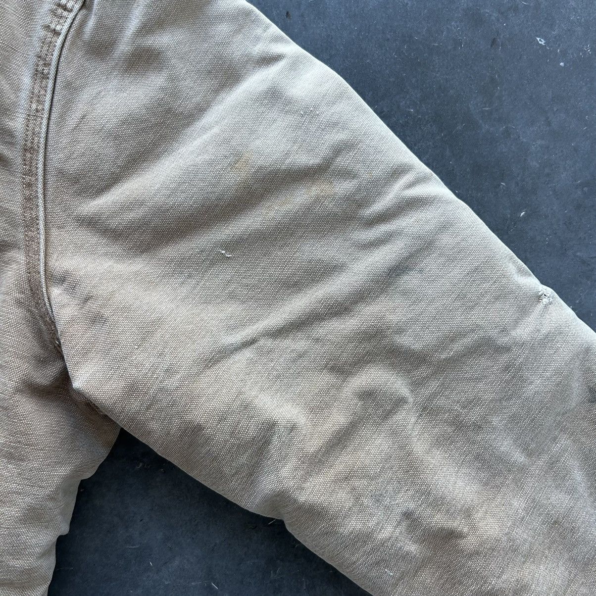 Carhartt × Vintage Crazy Vintage 80s Thrashed Carhartt Chore Barn Coat Grunge Size US XL / EU 56 / 4 - 13 Thumbnail