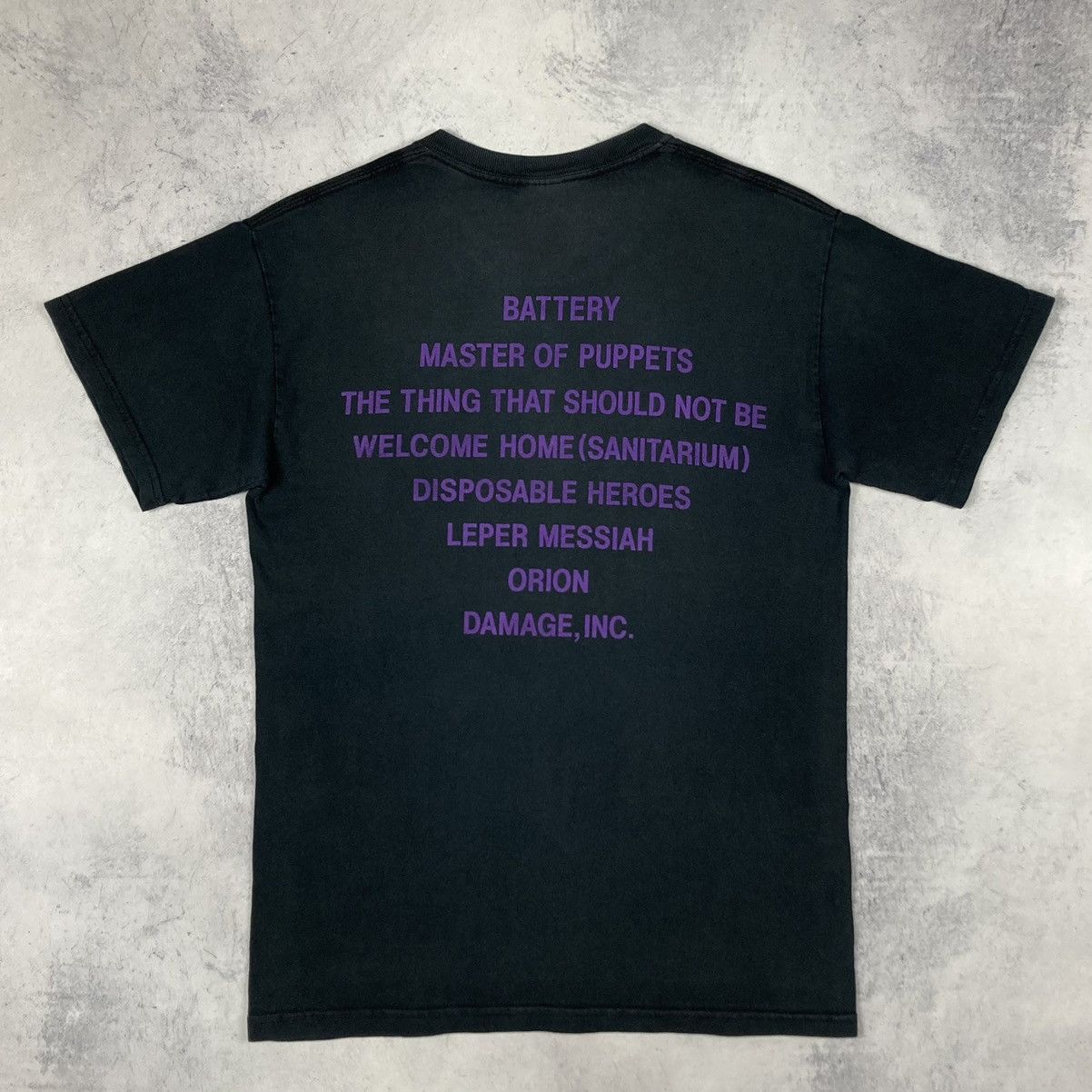 Band Tees Vintage Metallica Master of Puppets tour rock band tee 90’s Size US S / EU 44-46 / 1 - 15 Thumbnail