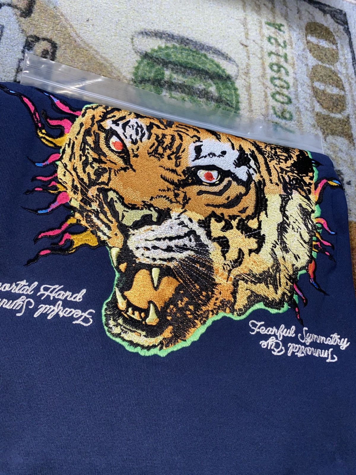 Palace Palace Tora Tora Crewneck Navy Size US XL / EU 56 / 4 - 3 Thumbnail