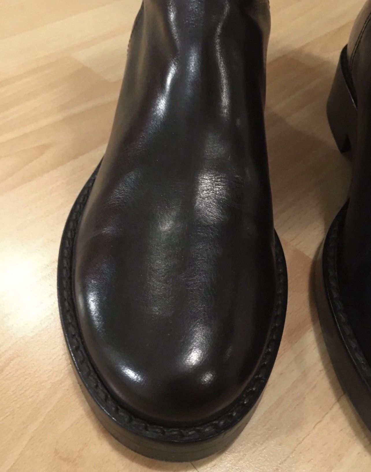 Ann Demeulemeester Ann Demeulemeester Black Stan Riding Boots Size US 10.5 / EU 43-44 - 6 Thumbnail