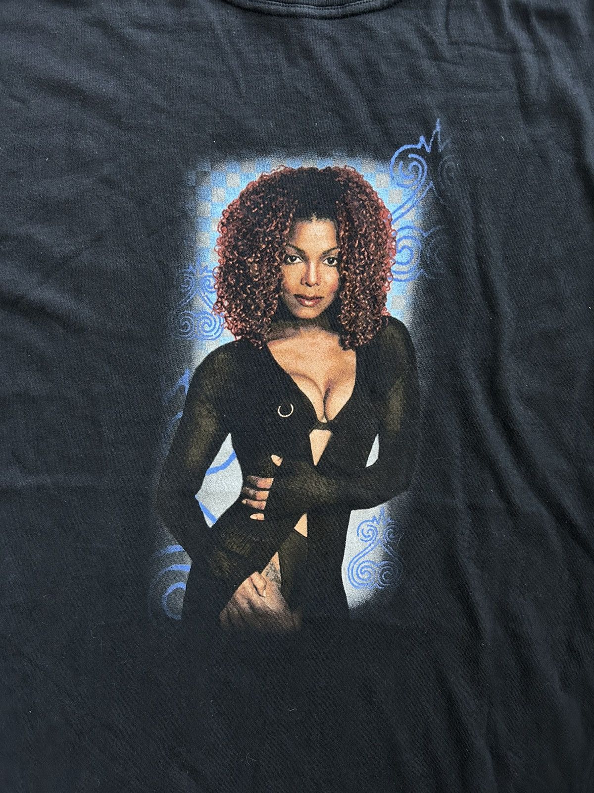 Vintage Janet Jackson Vintage T Shirt 90s Size US L / EU 52-54 / 3 - 4 Thumbnail