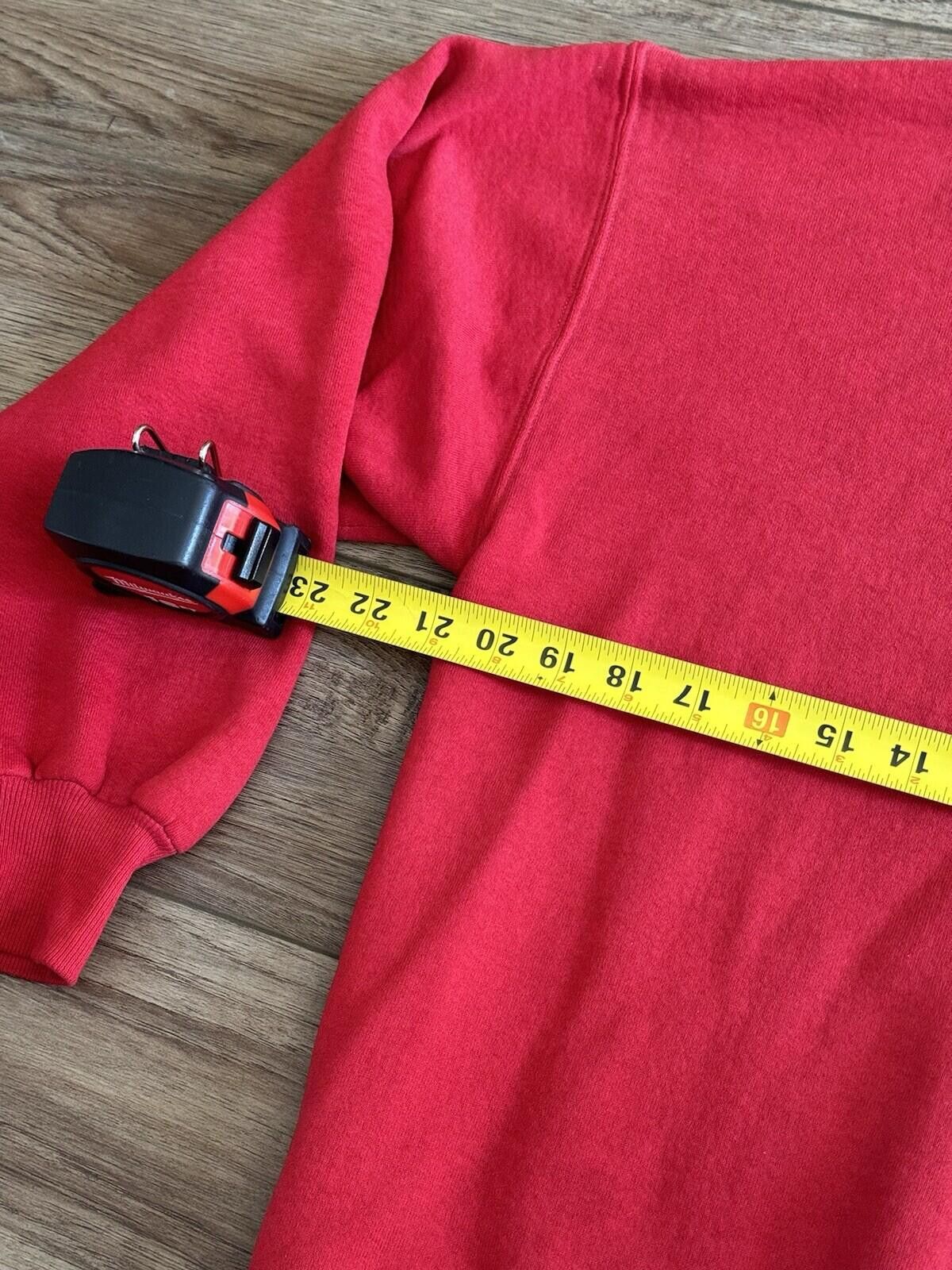 Jerzees Vintage 80s 90s Jerzees Super Sweats Red Crewneck Sweater Size US L / EU 52-54 / 3 - 8 Thumbnail