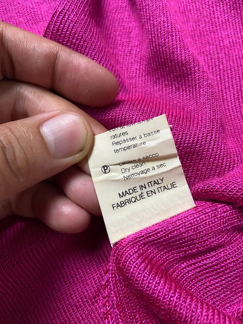 Japanese Brand Italy Brand Knitted Short Sleeve Blouse (191) Size XXS / US 00 / IT 34 - 3 Thumbnail