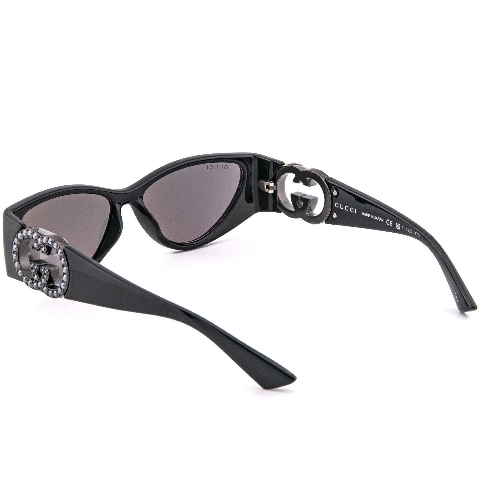 Gucci GUCCI GG1824S Black Cat Mask 1824 GG Logo Sunglasses 004 Size ONE SIZE - 3 Thumbnail