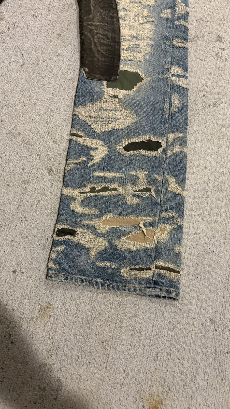 Givenchy Givenchy Moleskin Boro Denim Size US 33 - 6 Thumbnail
