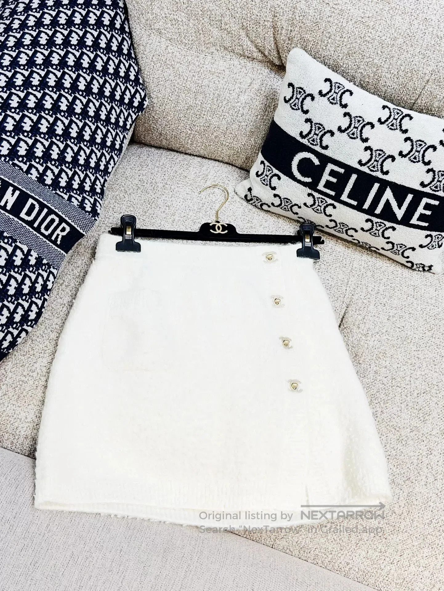 Chanel Chanel 21B Beige Skirt Size 36. Size US 36 / EU 52 - 4 Thumbnail