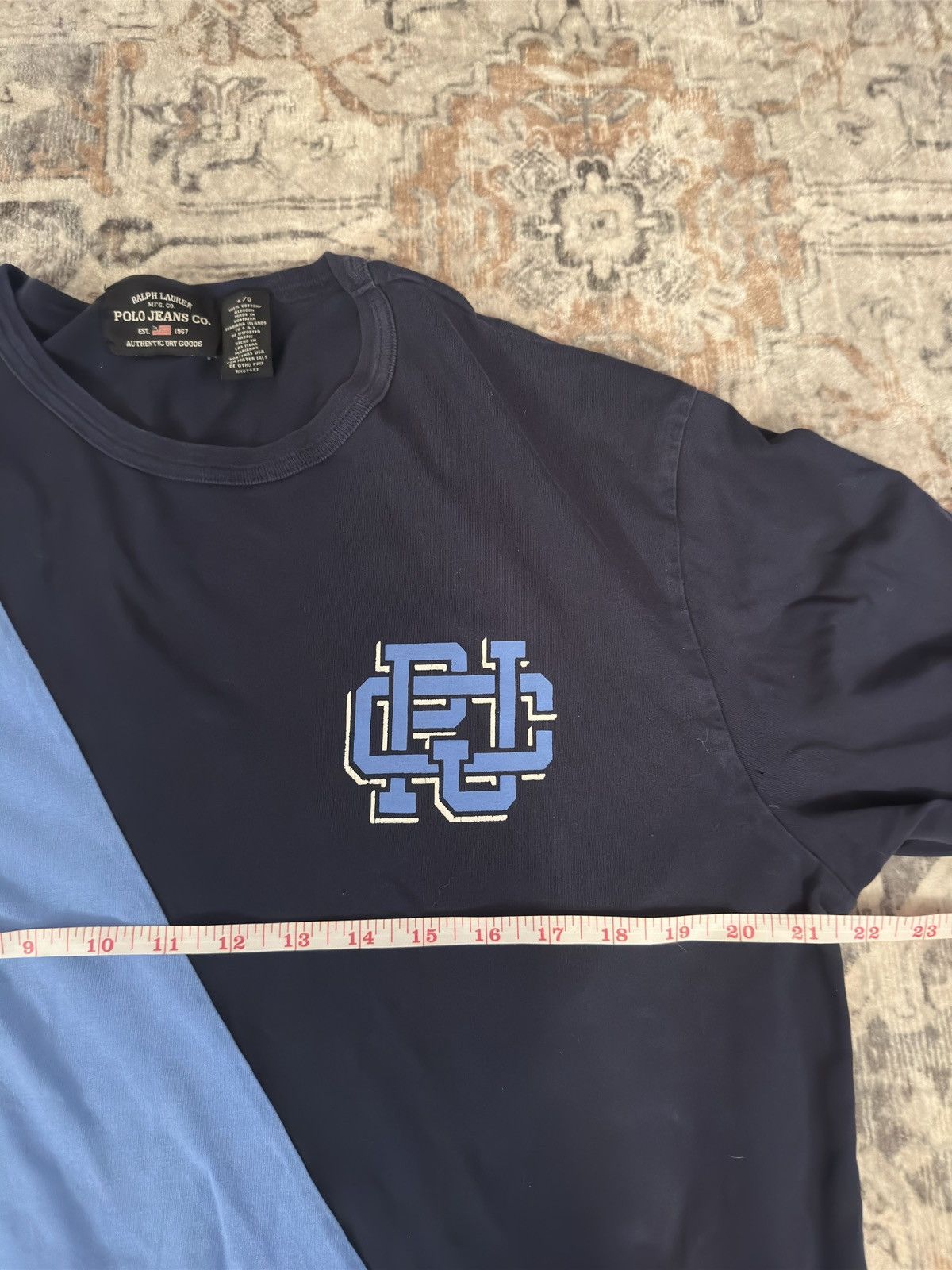 Vintage Vintage Ralph Lauren Polo PJC blue long sleeve shirt Size US L / EU 52-54 / 3 - 5 Thumbnail