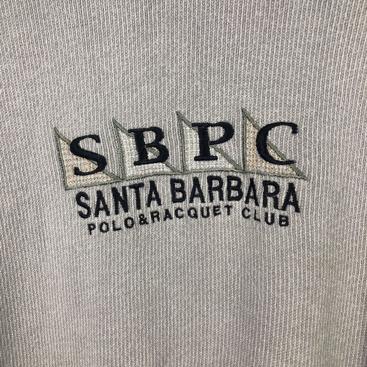 Japanese Brand × Vintage 📌Vintage Santa Barbara Poli & Racquet Club Big Logo Size US L / EU 52-54 / 3 - 13 Thumbnail