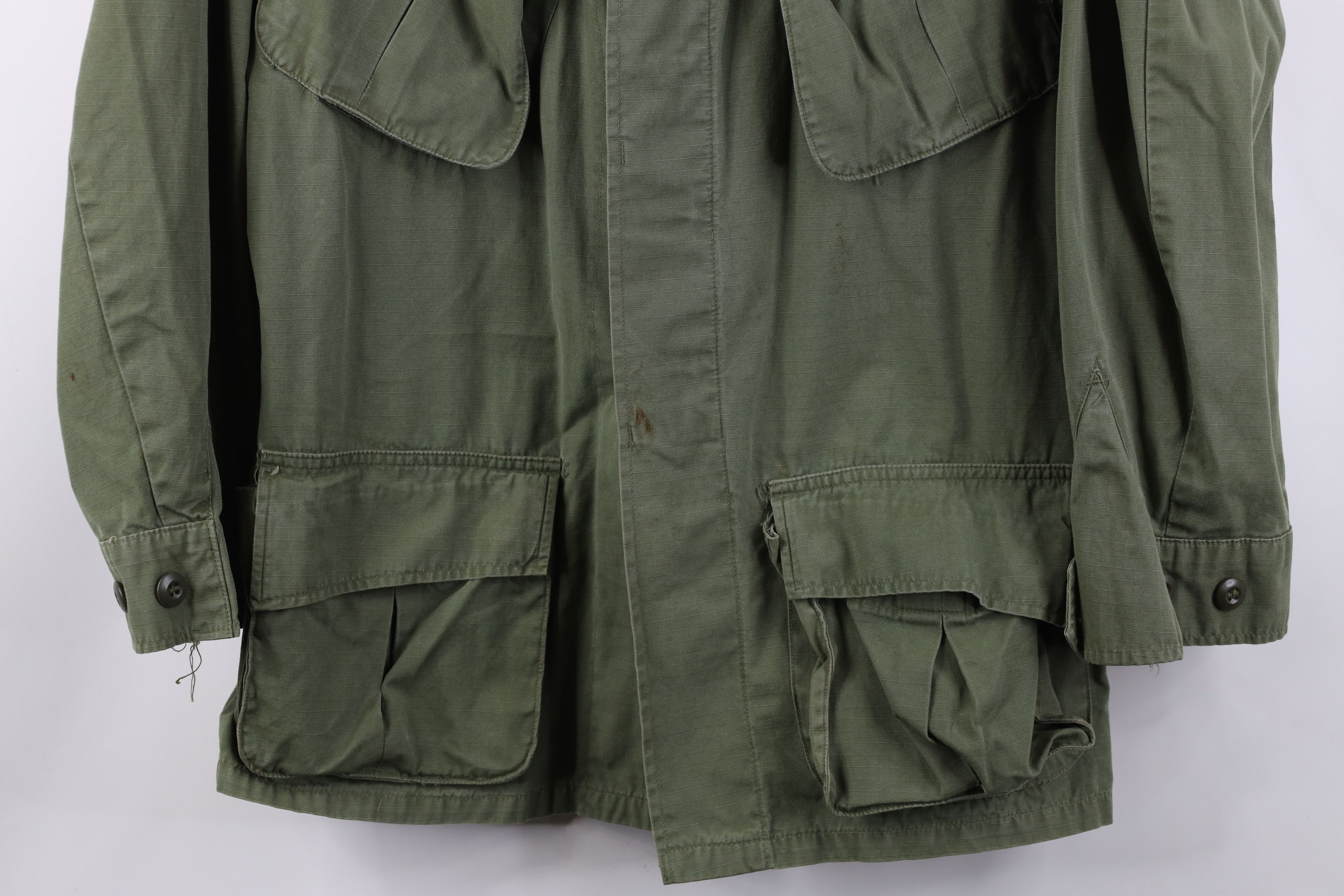 Vintage Vintage 60s Vietnam War USGI 107 Ripstop Coat Jacket USA Size US S / EU 44-46 / 1 - 3 Thumbnail