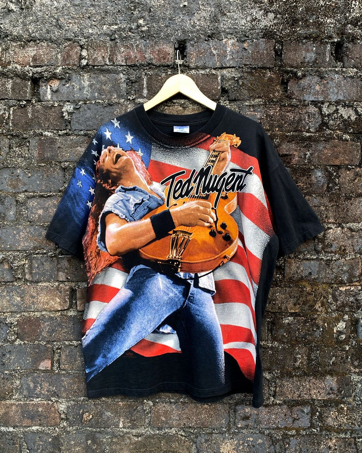 Vintage TED NUGENT 1996 BY WINTERLAND Size US XL / EU 56 / 4 - 1 Thumbnail