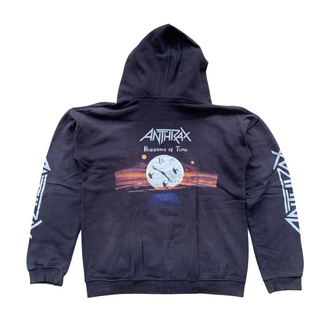 Band Tees Anthrax - Persistence of time zip hoodie jacket Size US XL / EU 56 / 4 - 2 Thumbnail
