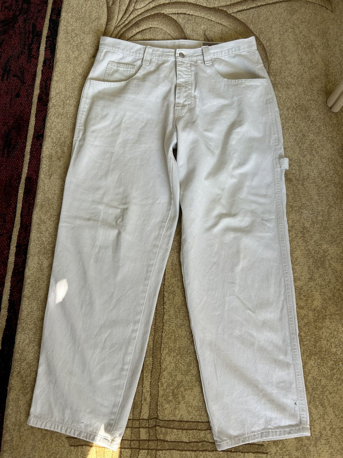 Nike × Vintage Vintage 80s Nike Air Embroidered Carpenter Baggy Pants Size US 36 / EU 52 - 11 Thumbnail