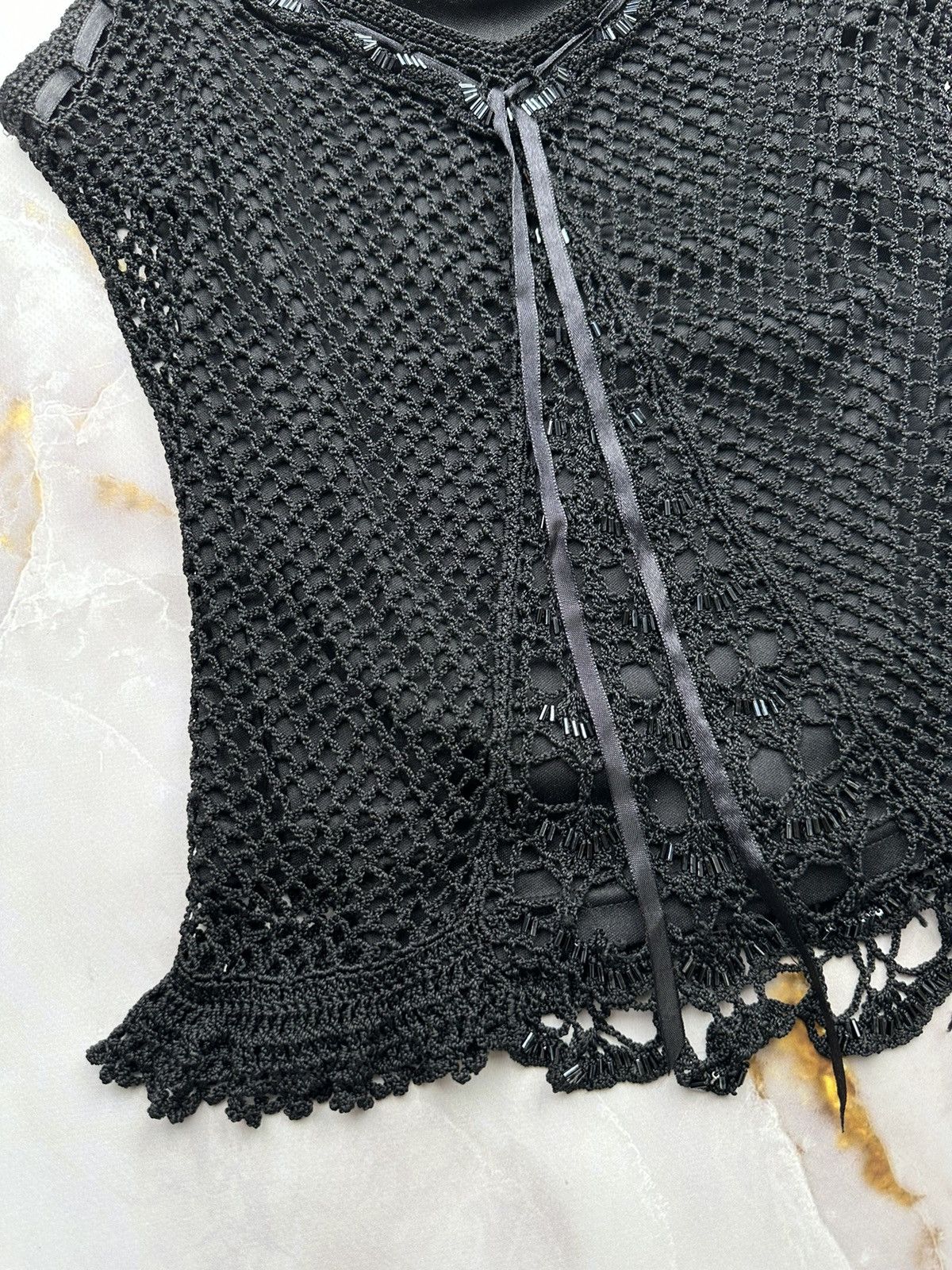 Japanese Brand Vintage Knit Tank Top Size XS / US 0-2 / IT 36-38 - 4 Thumbnail