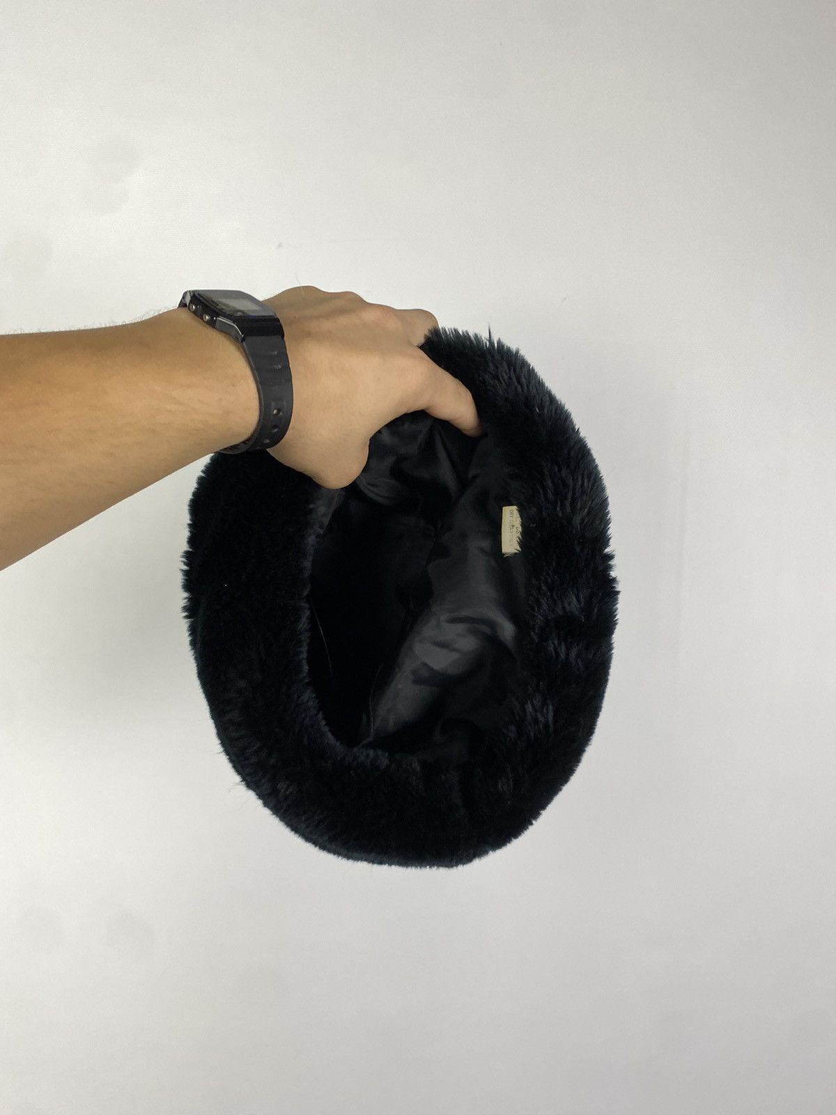 Hysteric Glamour × Japanese Brand Y2K Beanie Vintage Fuzzy Hat Mohair Ushanka Beauty Beast Size ONE SIZE - 4 Thumbnail
