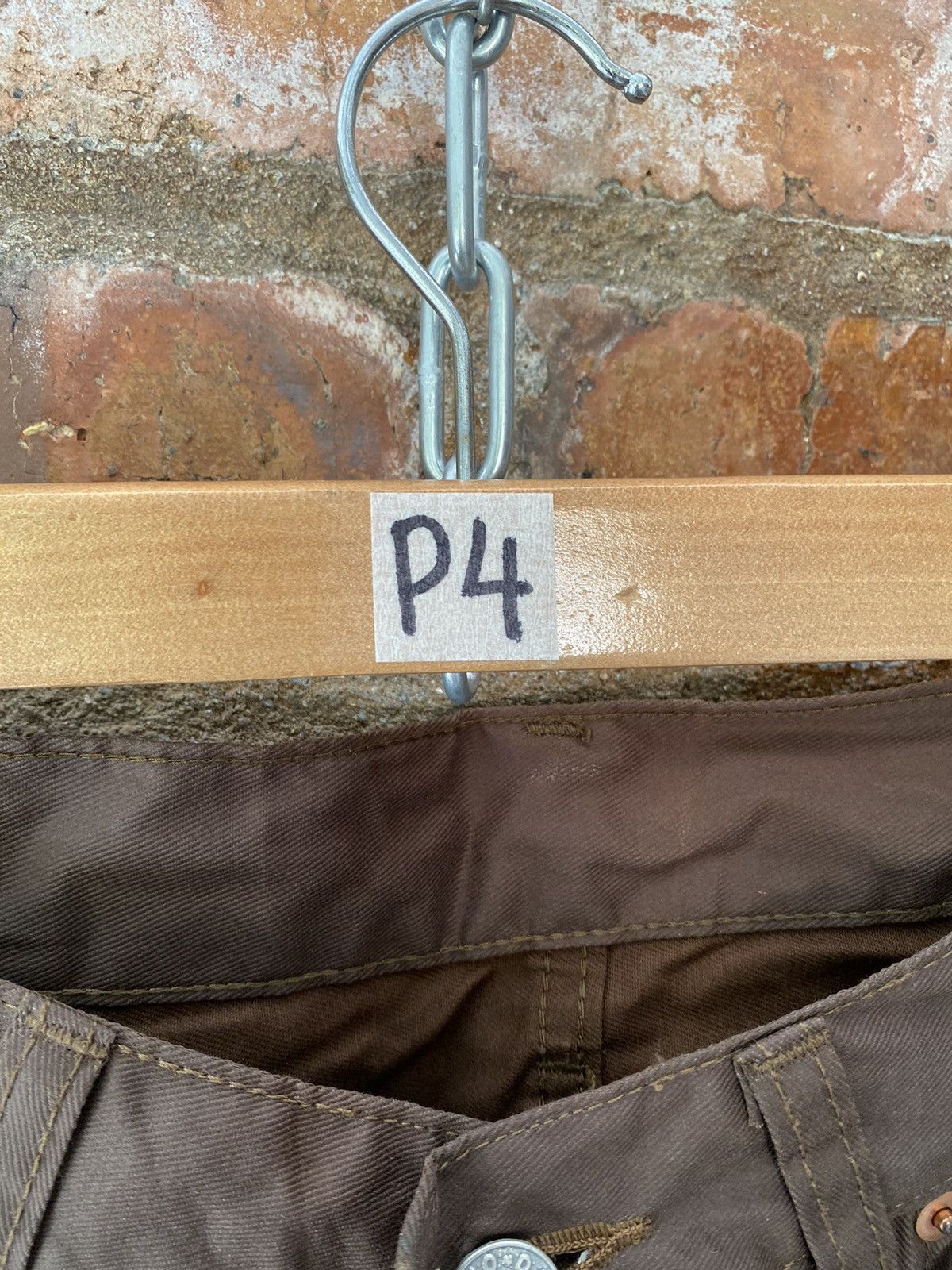 Studio D'Artisan 1990s Brown lights Pants Size US 31 - 9 Thumbnail
