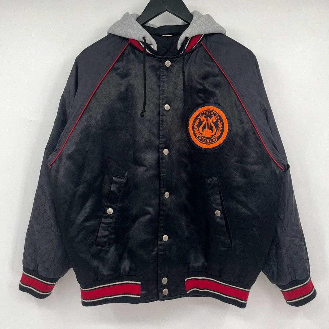 Gucci Gucci badge full-print hooded jacket Size US S / EU 44-46 / 1 - 1 Thumbnail