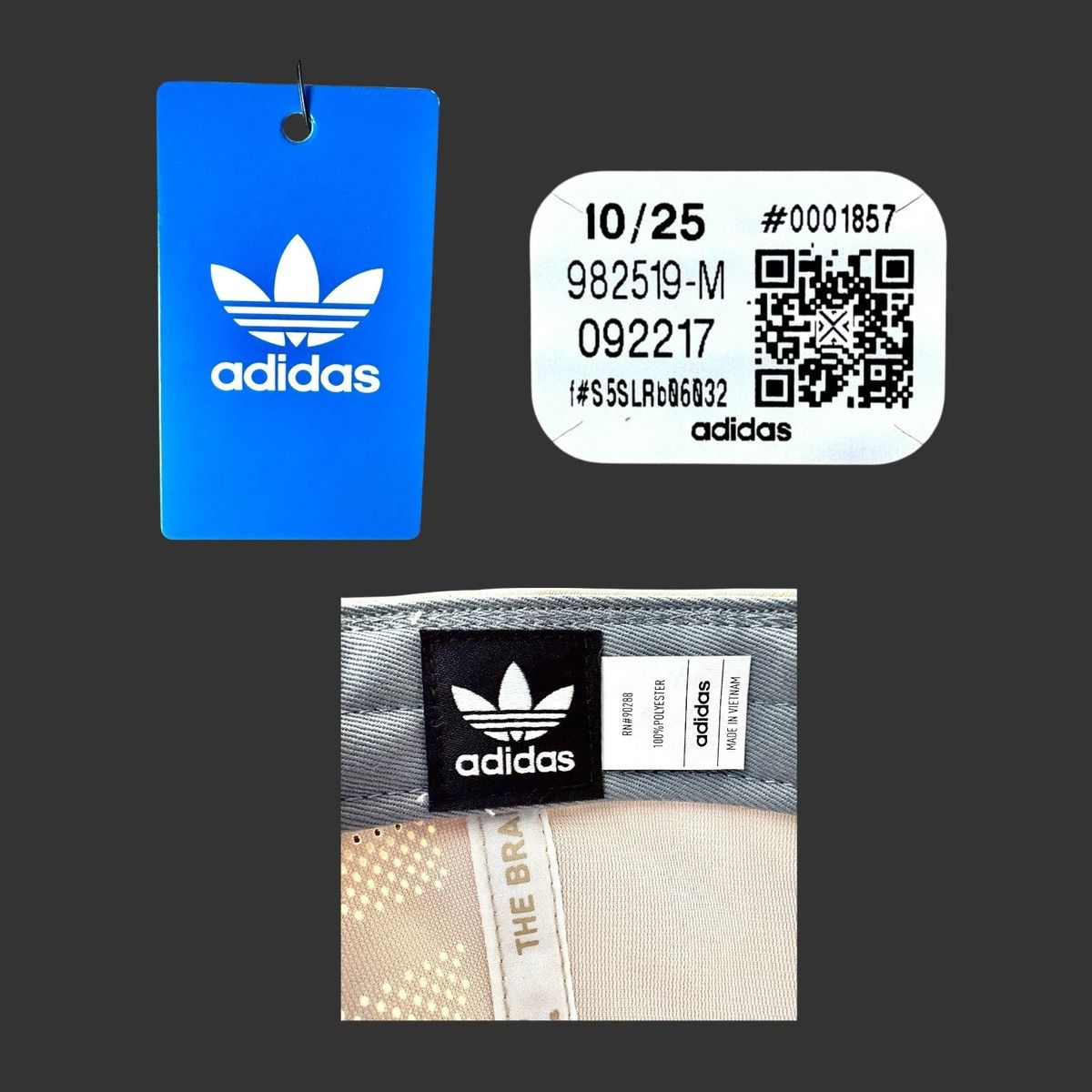 Adidas Adidas OG Emblem Men’s Beige Baseball Cap Sz OS Size ONE SIZE - 9 Thumbnail