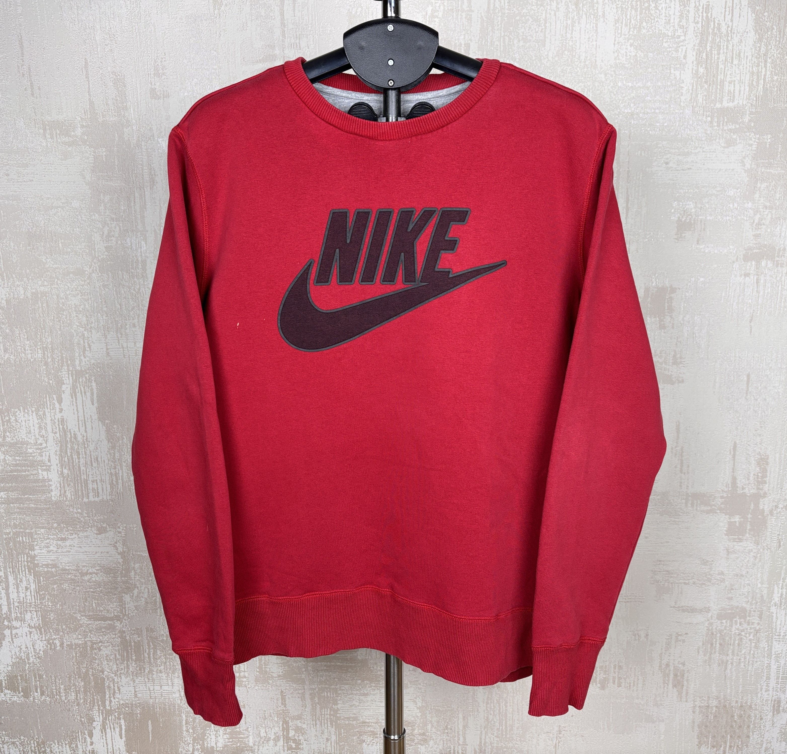 Nike × Vintage 00's Nike Sportswear Vintage Big Logo Crew Neck Sweatshirt Size US XL / EU 56 / 4 - 11 Thumbnail