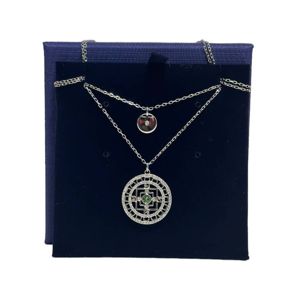 Swarovski Swarovski Symbolic Mandala Necklace White, Rhodium plated Size ONE SIZE - 1 Thumbnail