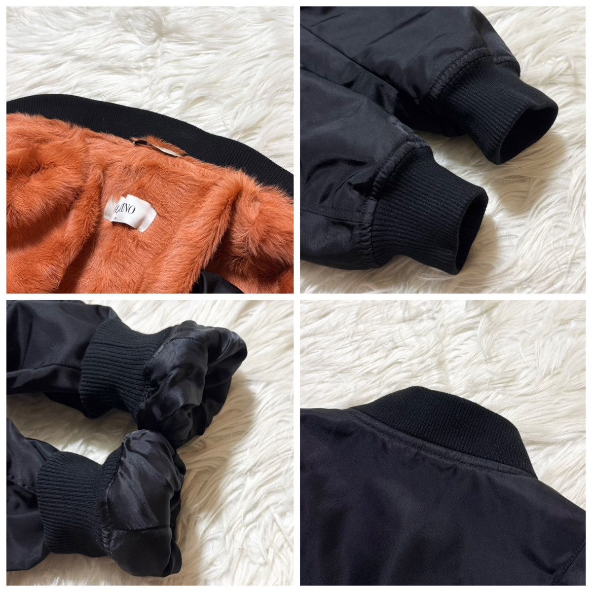 Valentino Authentic Valentino VLTN Goat Fur Military Bomber Jacket Size US S / EU 44-46 / 1 - 4 Thumbnail