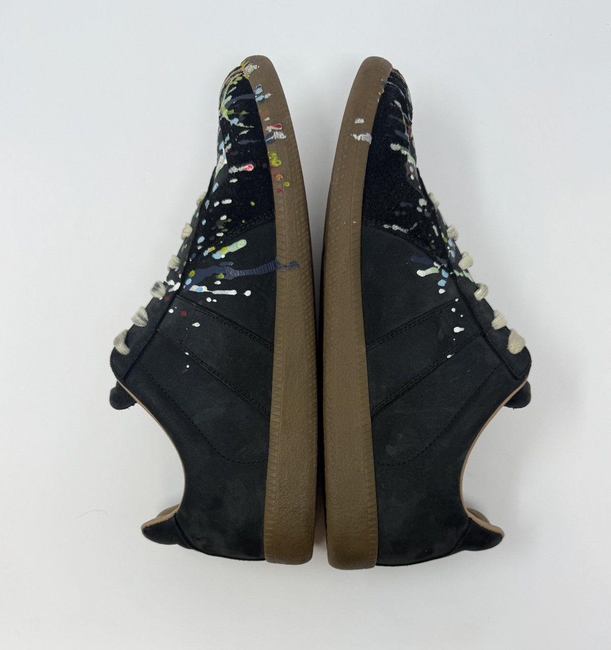 Maison Margiela Maison Margiela Paint Splatter Replica GAT Black Size US 8 / EU 41 - 4 Thumbnail