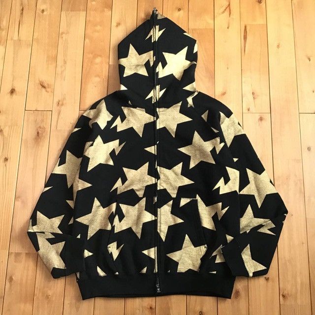 Bape Gold Foil BAPE Sta Full Zip Hoodie a bathing ape star NIGO Size US M / EU 48-50 / 2 - 1 Thumbnail