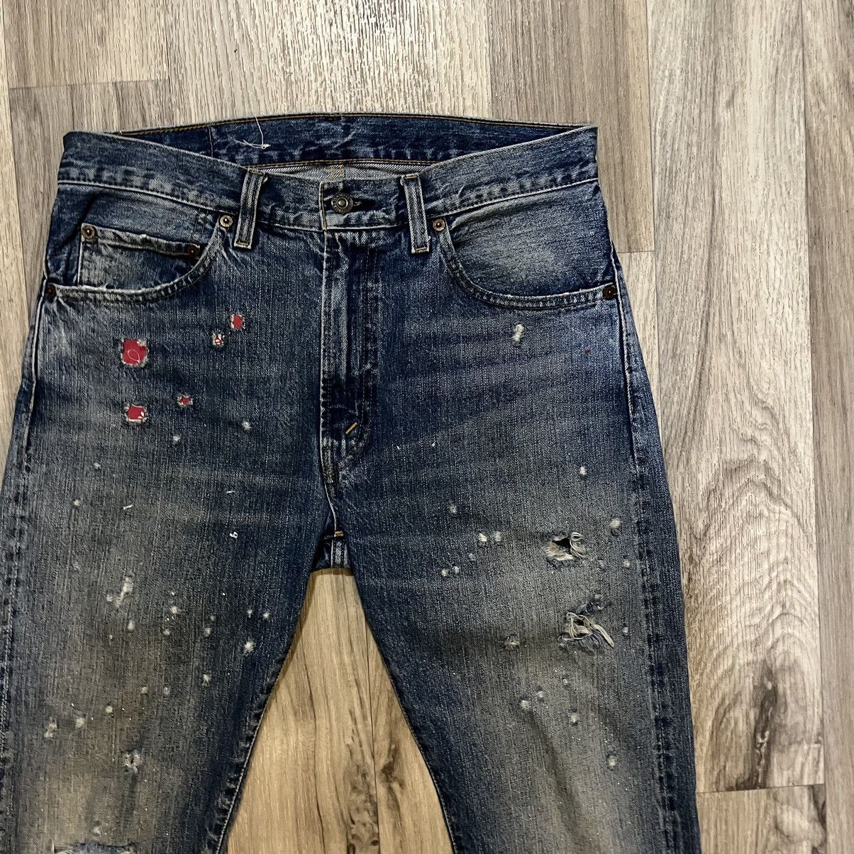 image of Levis Vintage Clothing Vintage Levi’S Lvc Selvedge Big E 505’S in Blue, Men's (Size 32)