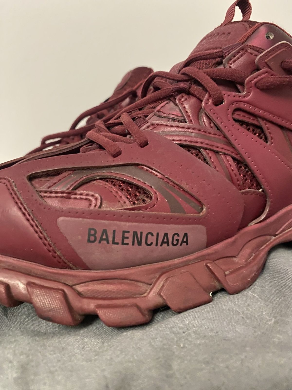 Balenciaga balenciaga track 1 dark red Size US 9.5 / EU 42-43 - 2 Thumbnail