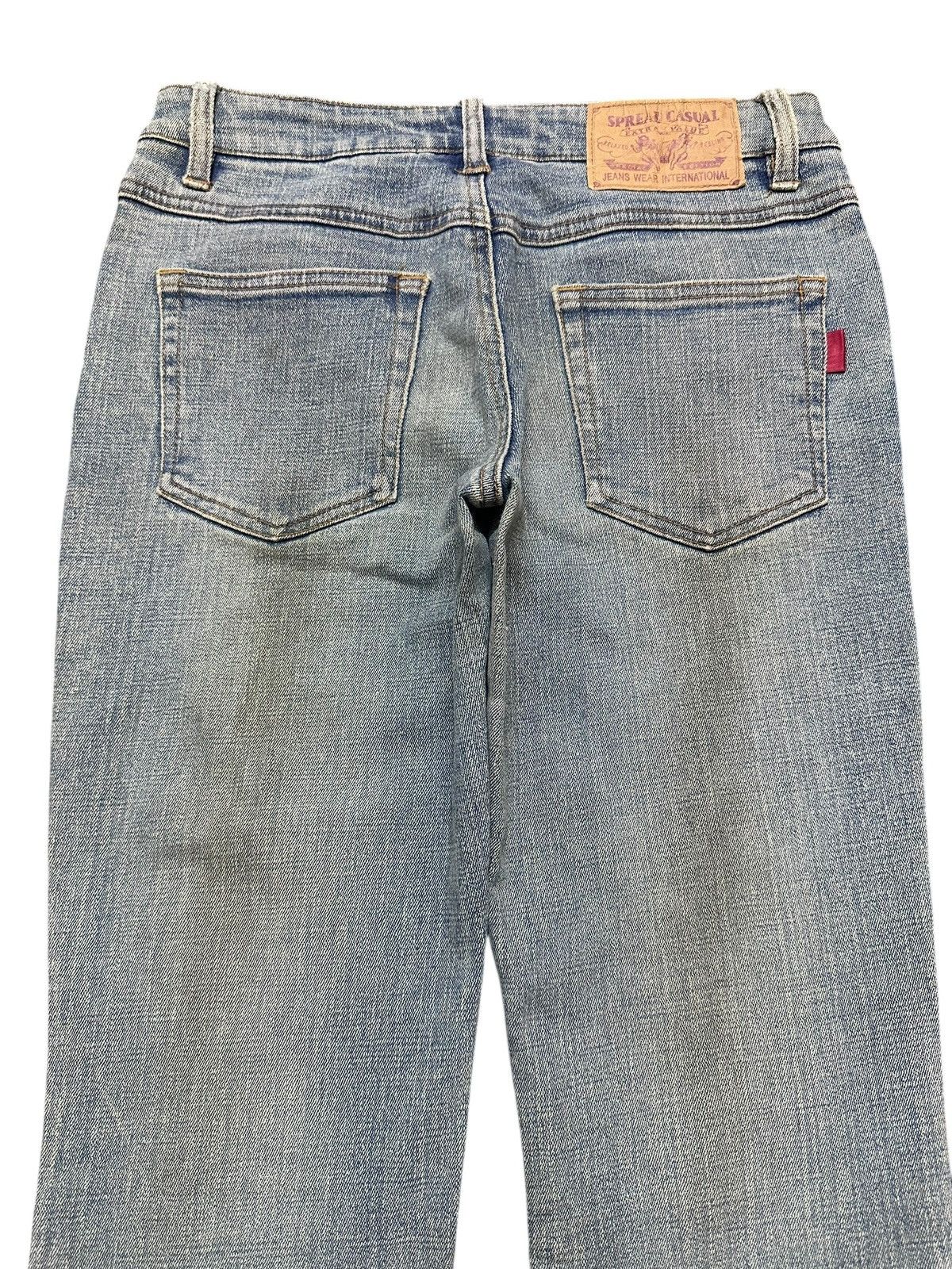 Japanese Brand Vintage Distressed Jeans With Bootcut Wideleg Style Faded Size US 28 / EU 44 - 5 Thumbnail