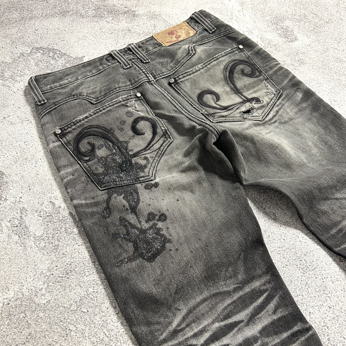 Japanese Brand Lagust Crazydistressed Denim Pants Size US 32 / EU 48 - 19 Thumbnail