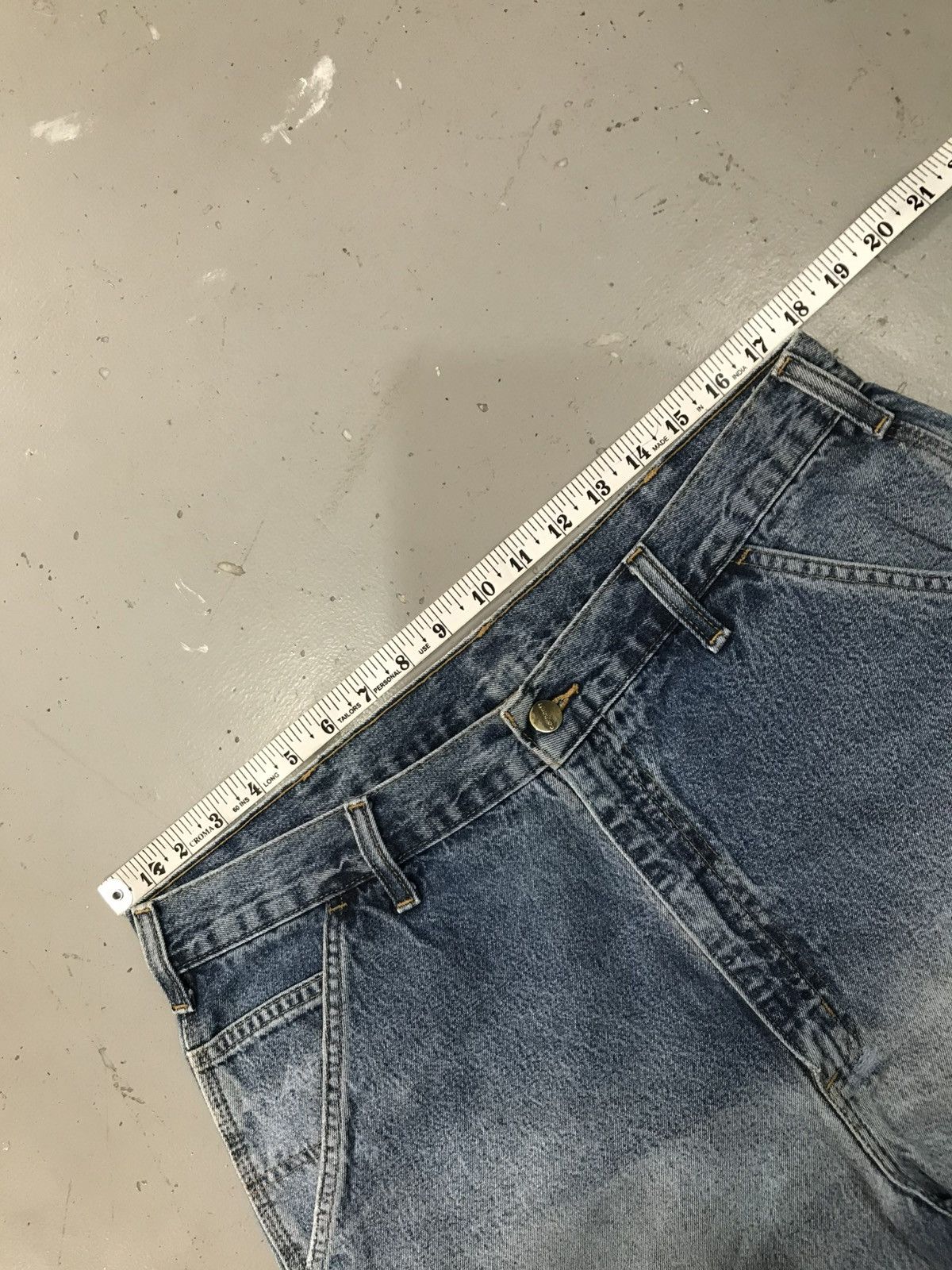 Carhartt × Vintage Vintage Carhartt b28 dps carpenter denim short - 36 Size US 36 / EU 52 - 4 Thumbnail
