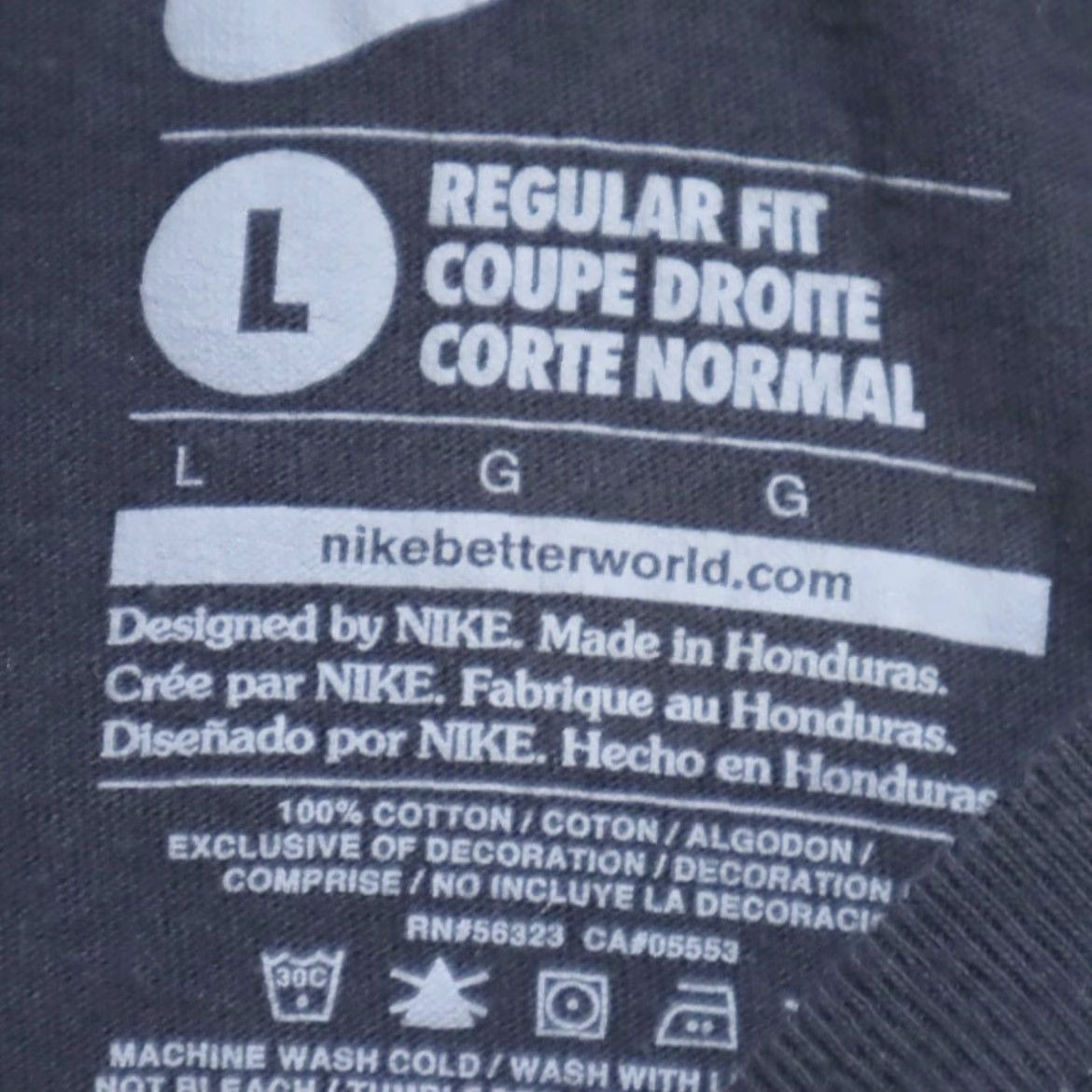 Nike Nike Only One Can Win Solid T-Shirt Gray Men's L Size US L / EU 52-54 / 3 - 5 Thumbnail