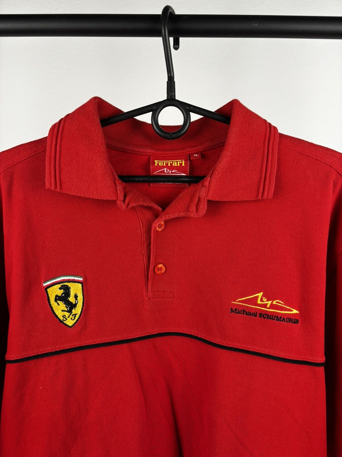 Ferrari × Formula 1 × Vintage Ferrari Michael Schumacher polo size XL Size US XL / EU 56 / 4 - 2 Thumbnail