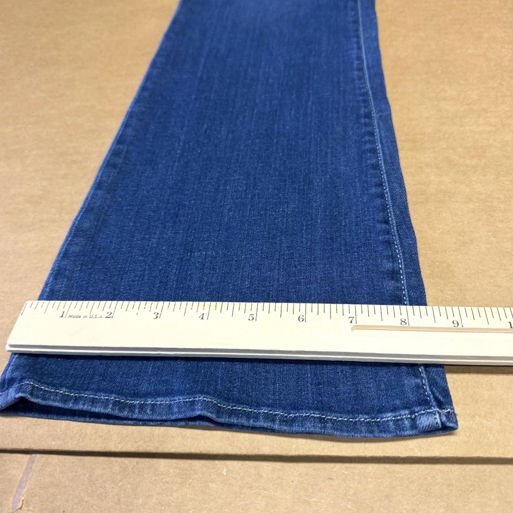 Vintage Rock & Republic Jeans Womens 10 M Blue Kasandra Flare Studded Stretch Denim Jeans Women Flared 5-Pocket Logo Back Pockets Vintage: No Size 32" / US 10 / IT 46 - 2 Thumbnail