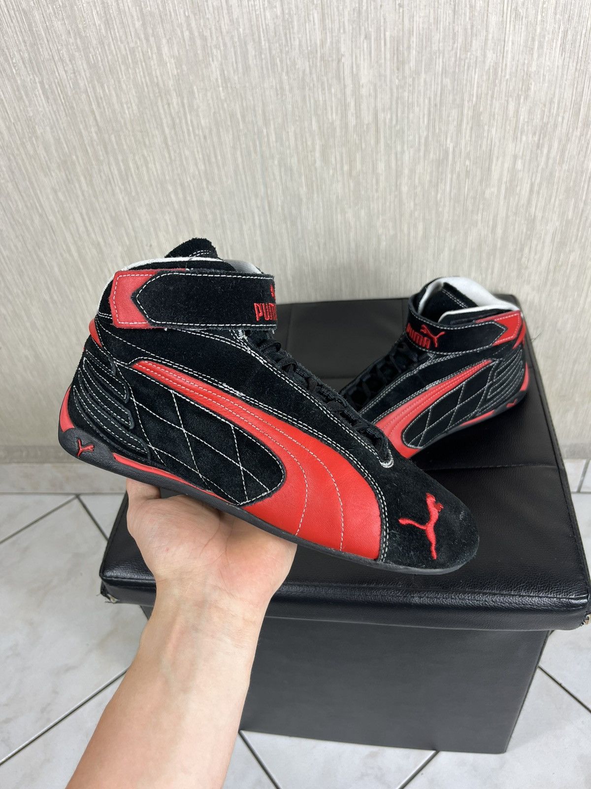 Puma × Vintage Vintage Puma y2k speed cat high racing ferrari sneaker shoes Size US 7.5 / EU 40-41 - 1 Thumbnail