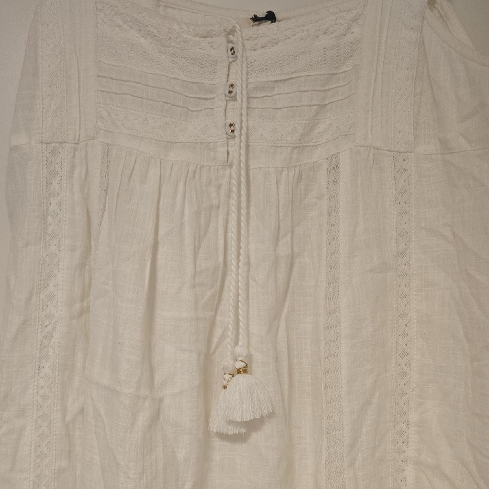 Stella McCartney NWT Spell Stevie Lace Midicin Camellia White Midi Dress Size S / US 4 / IT 40 - 2 Thumbnail