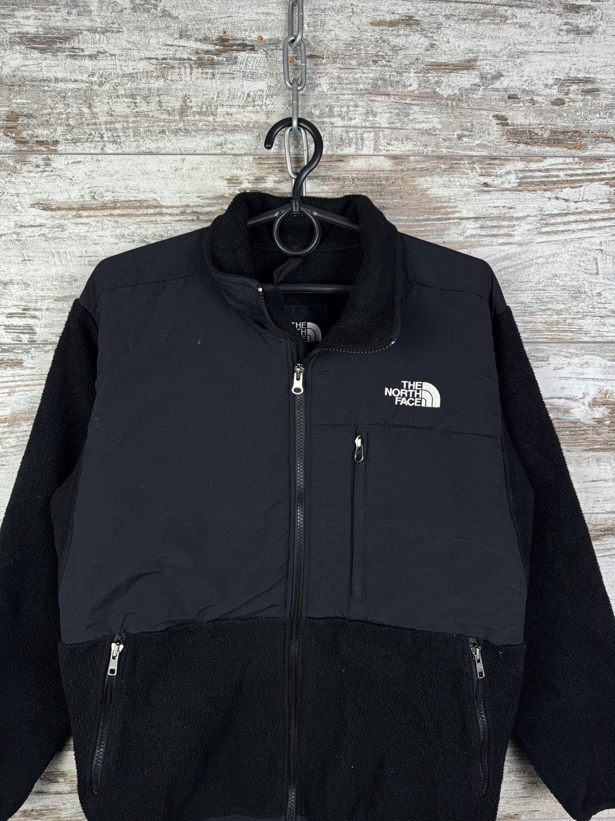 Womens The North Face fleece zip jacket track nylon outdoor