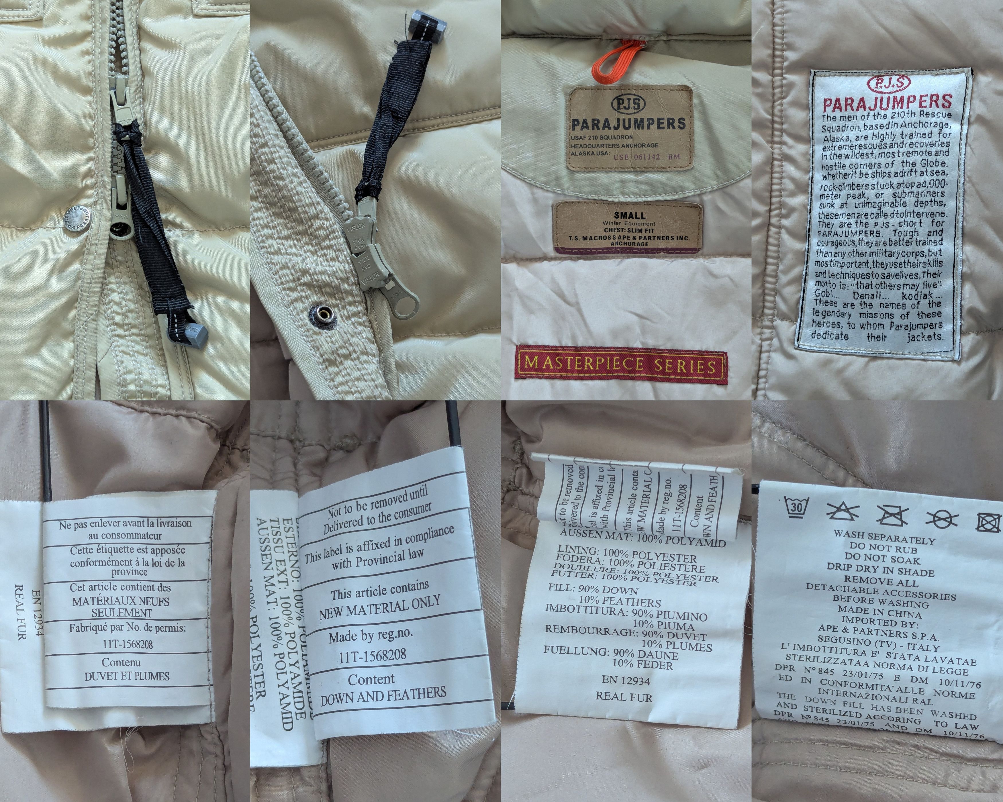 Parajumpers Parajumpers Long Bear Parka Hooded Down Fur Coat Jacket Size S / US 4 / IT 40 - 18 Thumbnail
